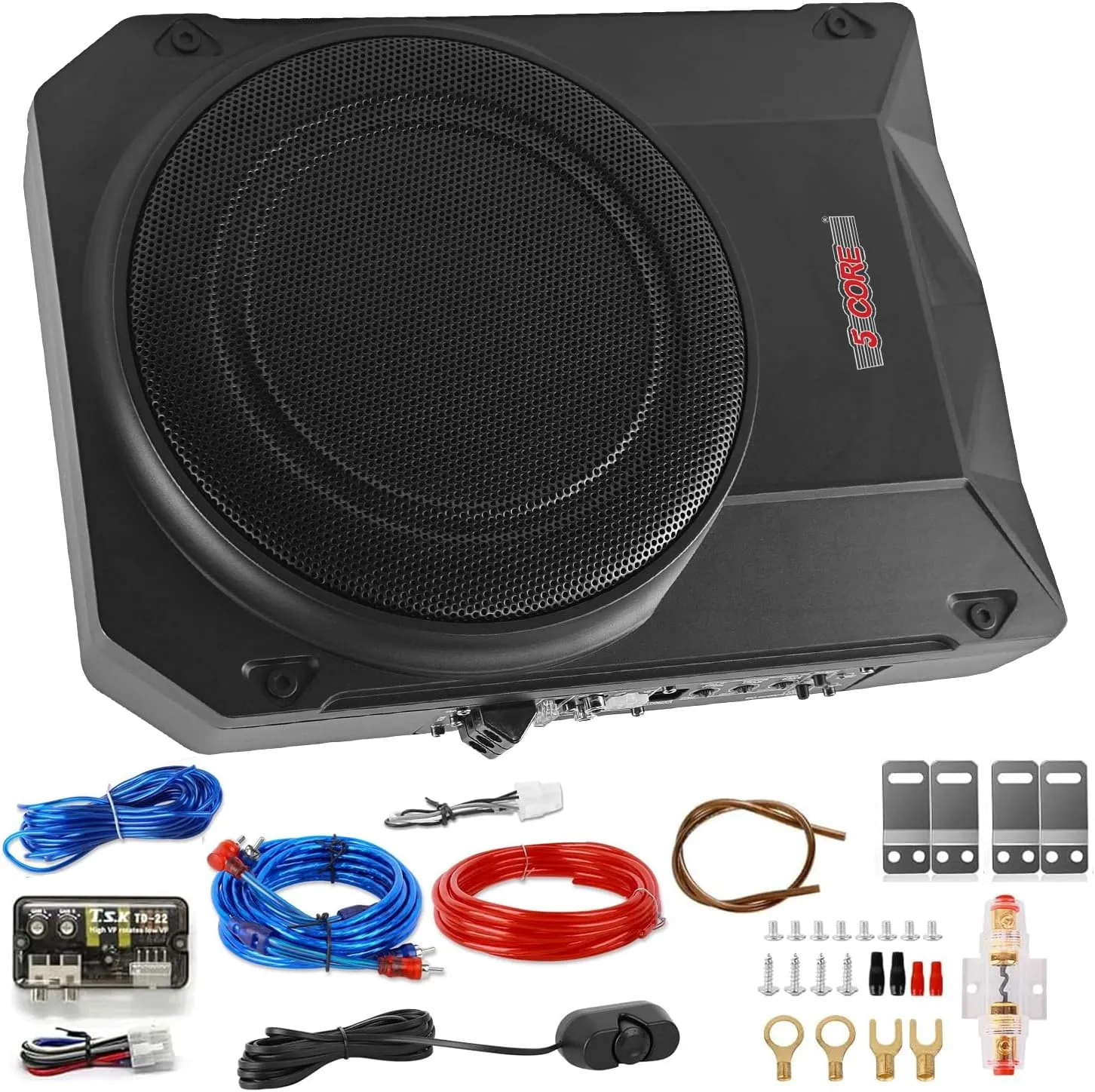 Under-Seat Compact Powered Audio Subwoofer - view 3