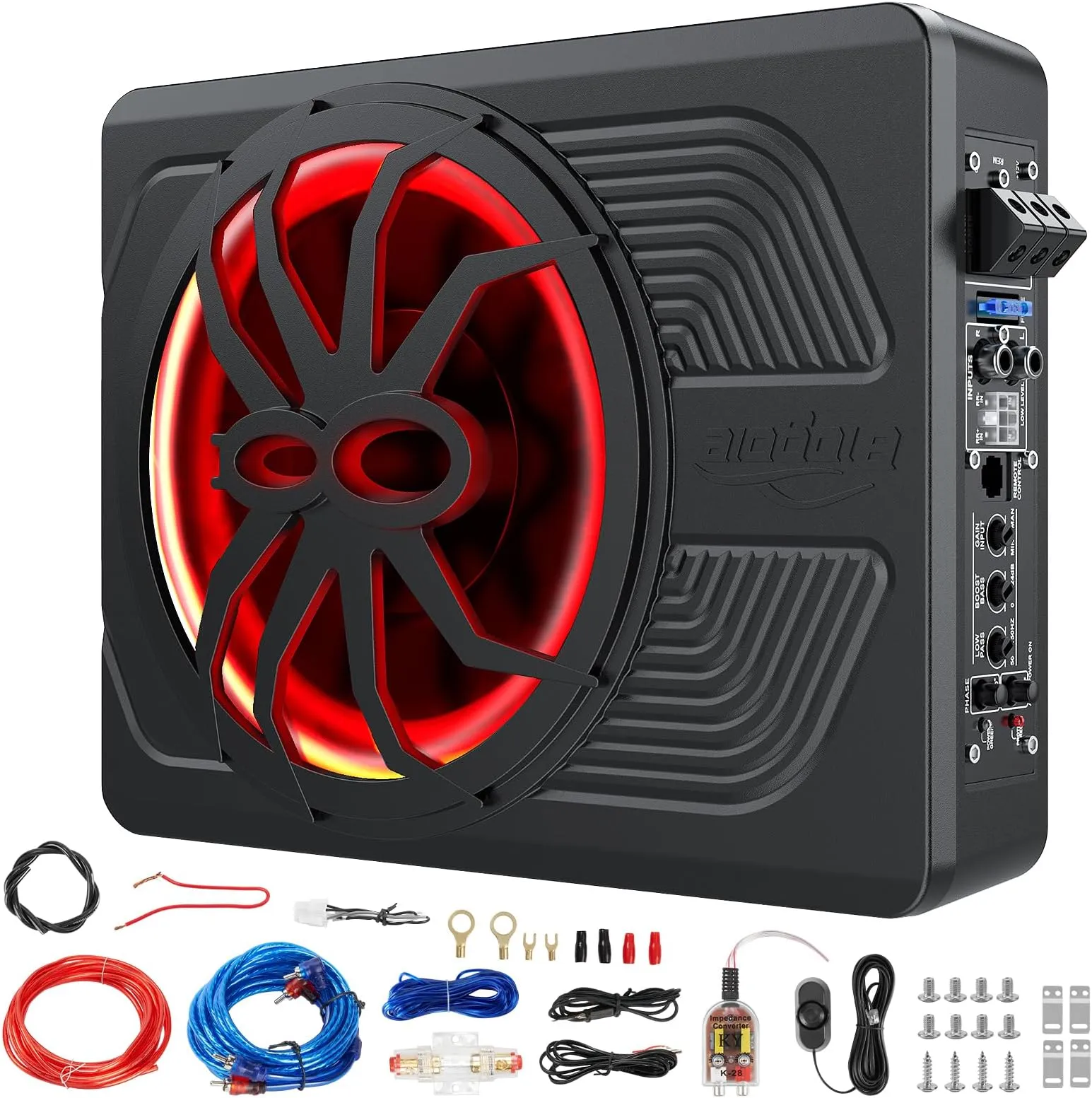 Under-Seat Compact Powered Audio Subwoofer - view 5