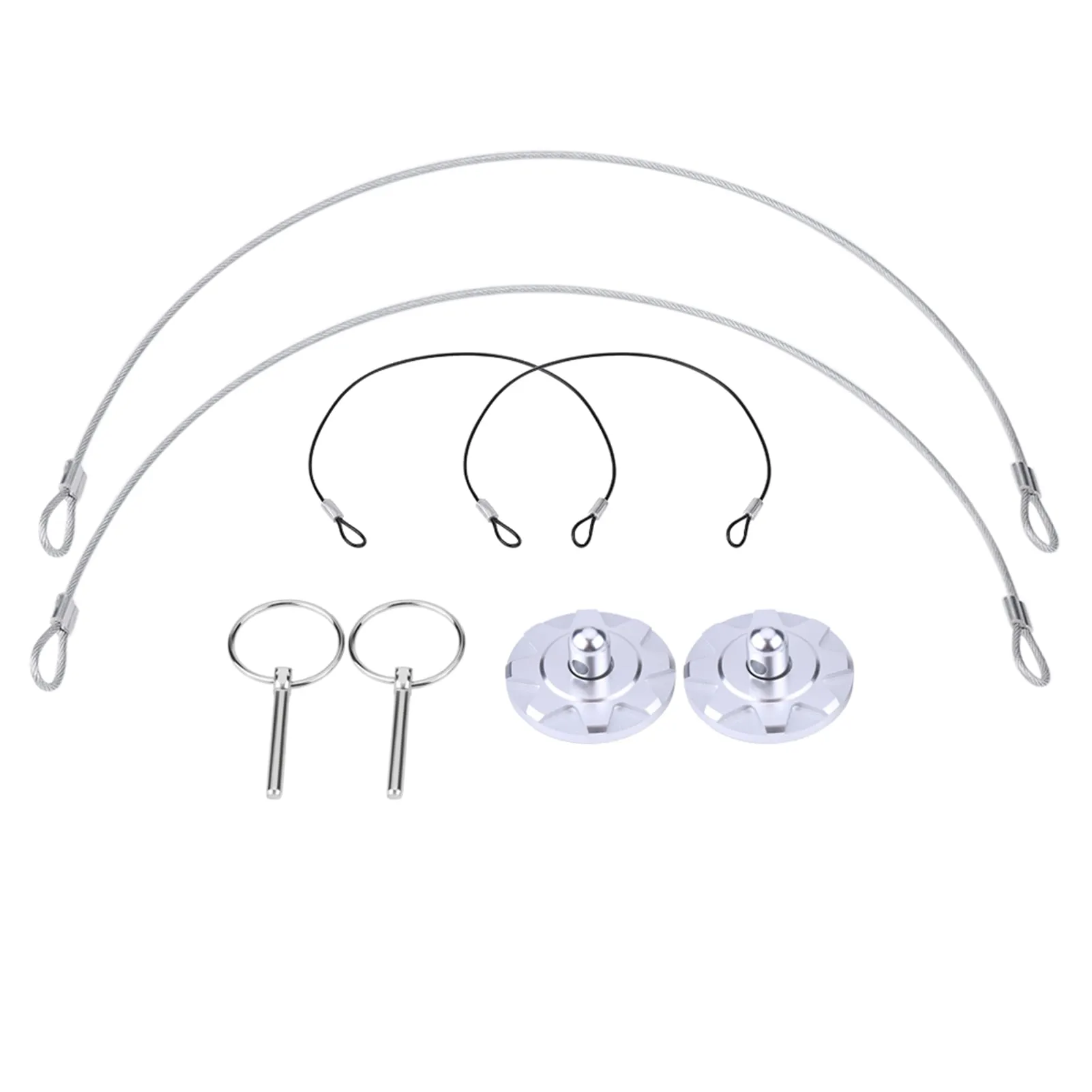 Universal Billet Aluminum Hood Pins Kit (Locking) - view 5