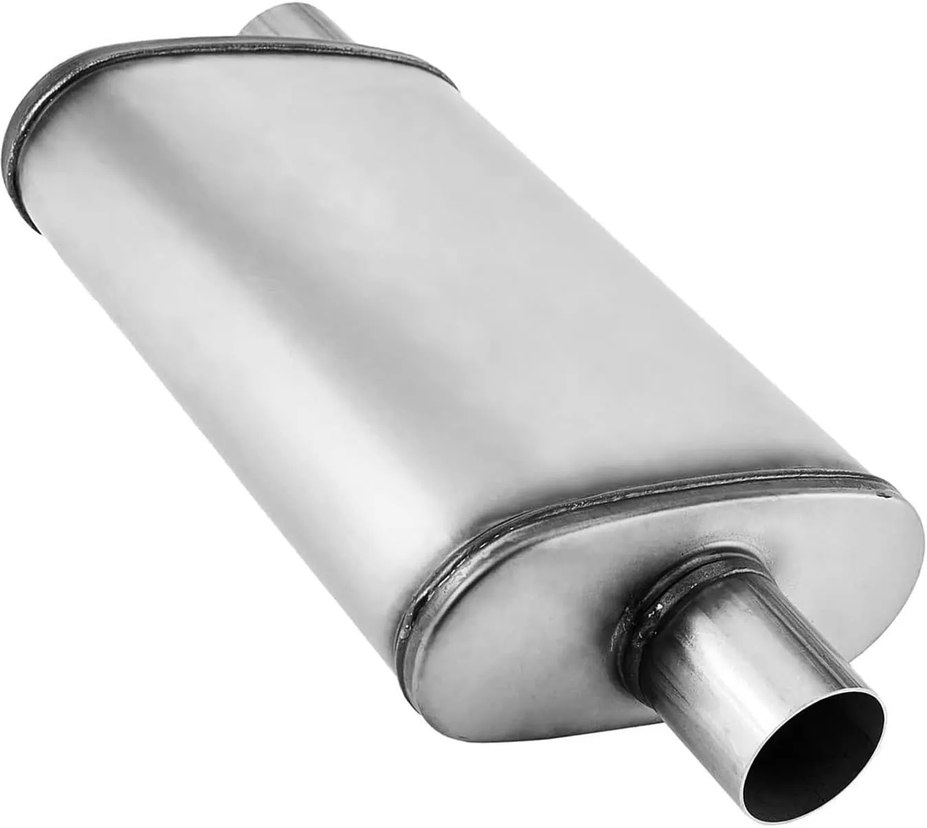 Universal Stainless Steel Resonator Exhaust Pipe - view 3