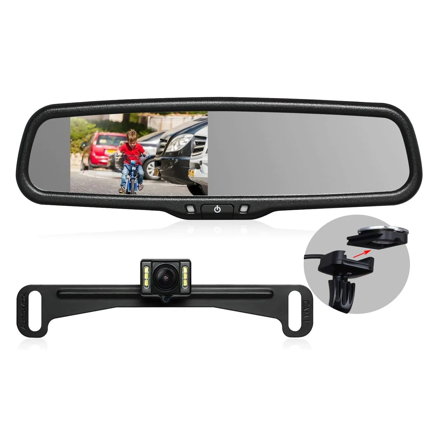 Waterproof Smart Rearview Mirror Camera Monitor - view 4