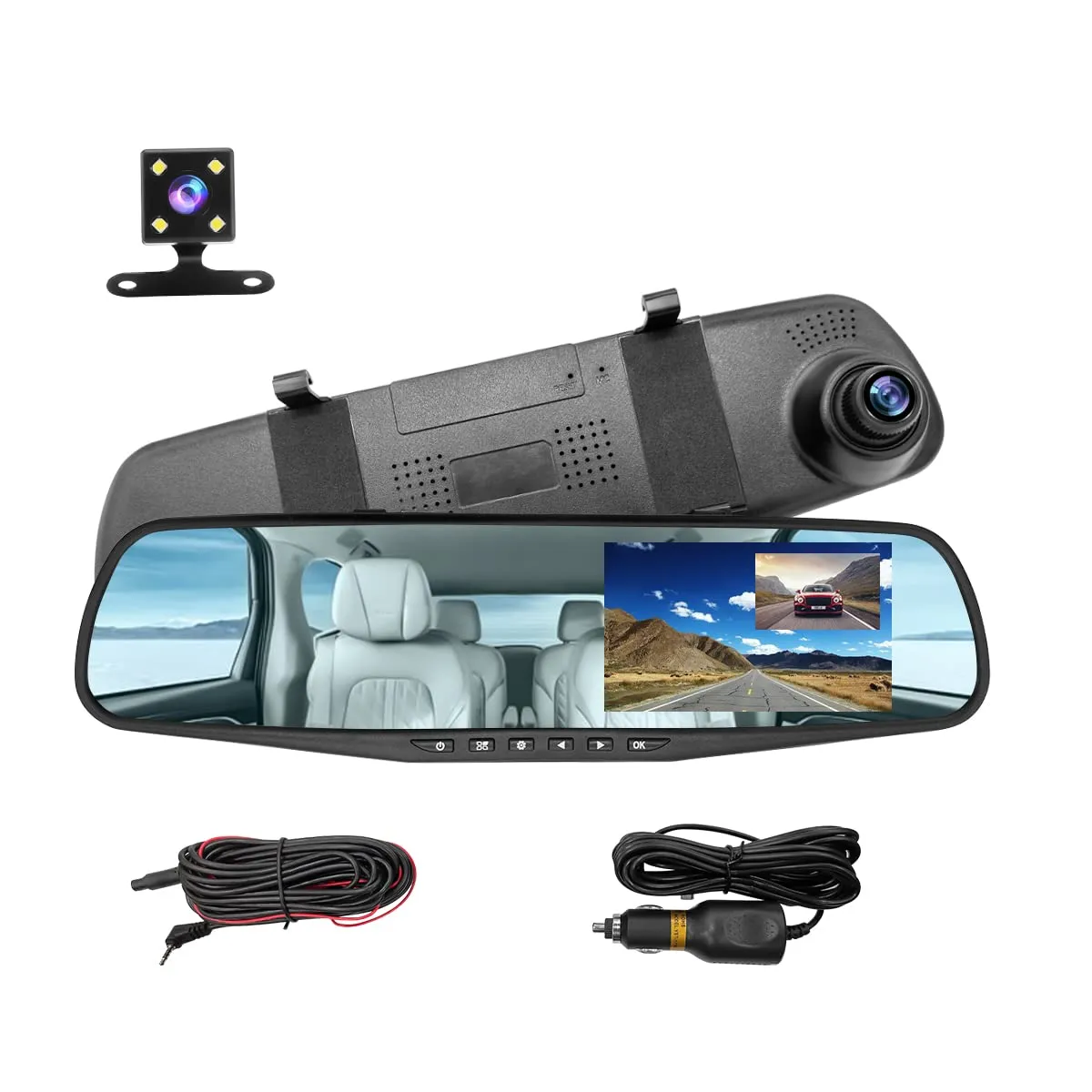 Waterproof Smart Rearview Mirror System Fleet Pack - view 5