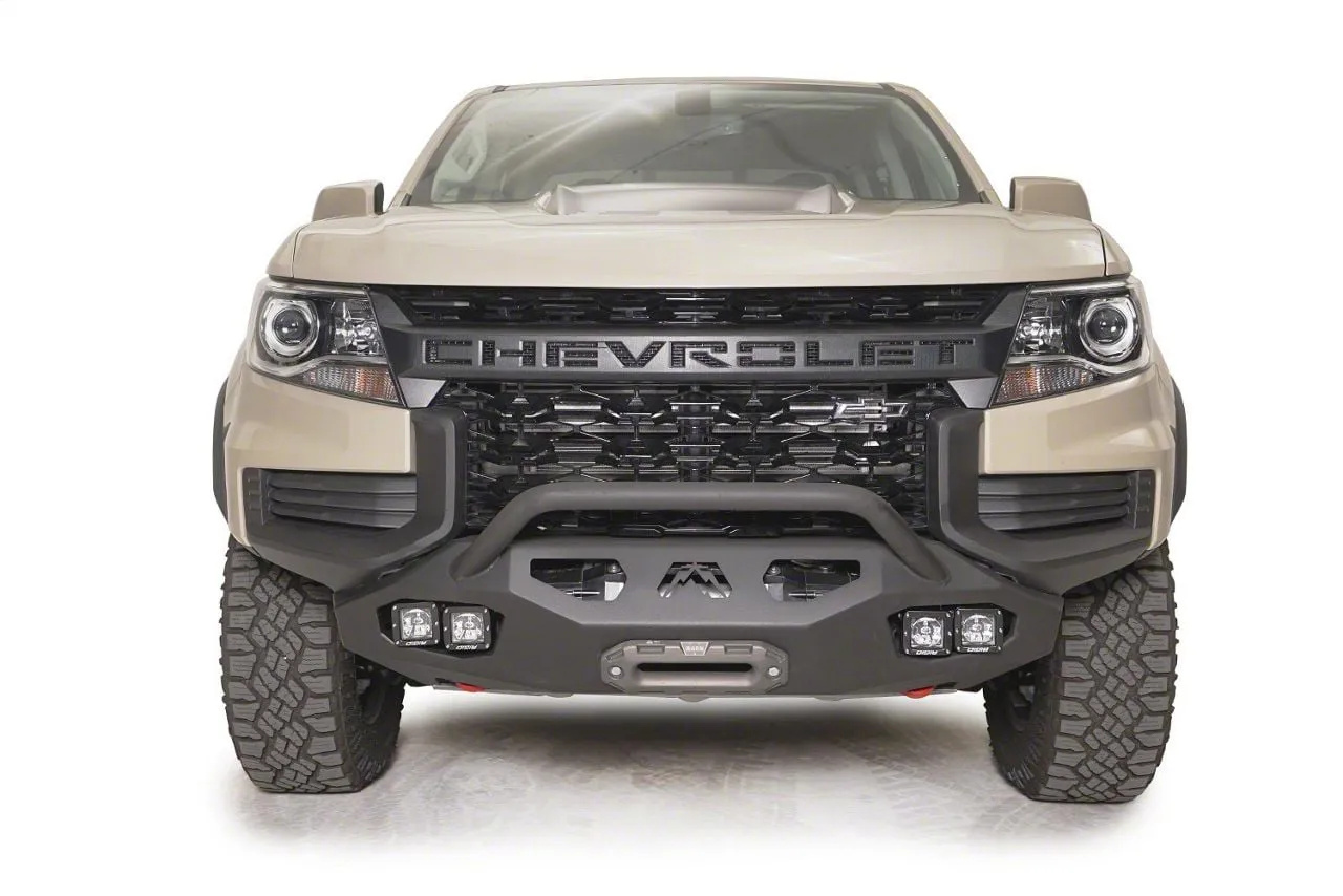 Winch-Ready Matte Black Front Bumper Guard - Exterior & Body for Off-Road Jeeps