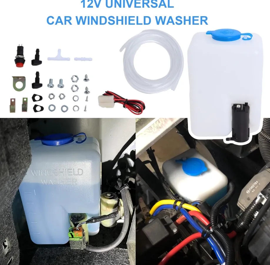 Windshield Washer Fluid Reservoir Tank with Pump - view 3